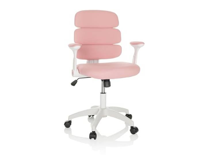 hjh OFFICE Chaise Enfant pivotante Kid ERGOLINO W Chaise Enfant avec Dossier Ergonomique\, Rose\, 736429
