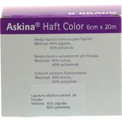 ASKINA Haftbinde Color 6 cmx20 m blau 1 St