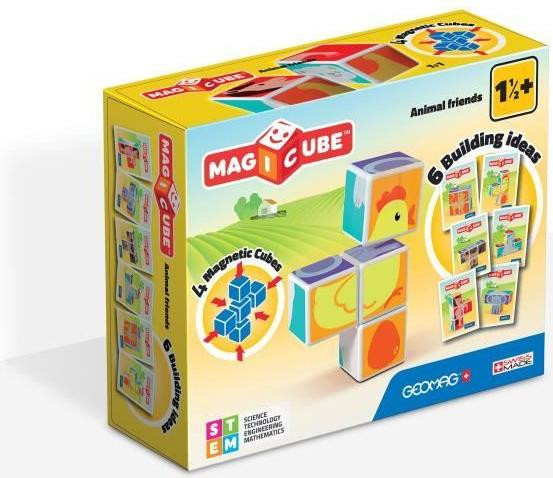 Geomag Magicube Animal Friends (4 Cubes)