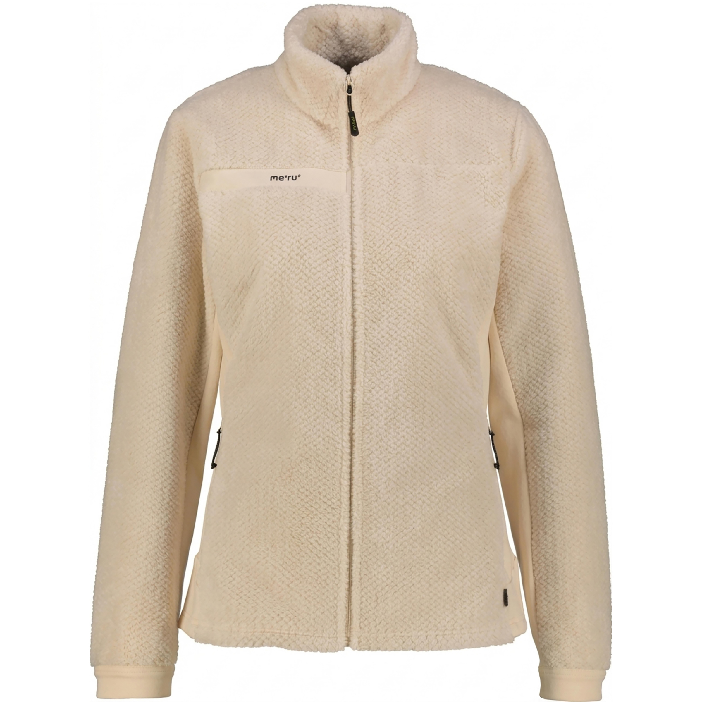 Bergzeit Basics Meru Oneroa Damen Fleecejacke beige Größe M Trekking Elastisch