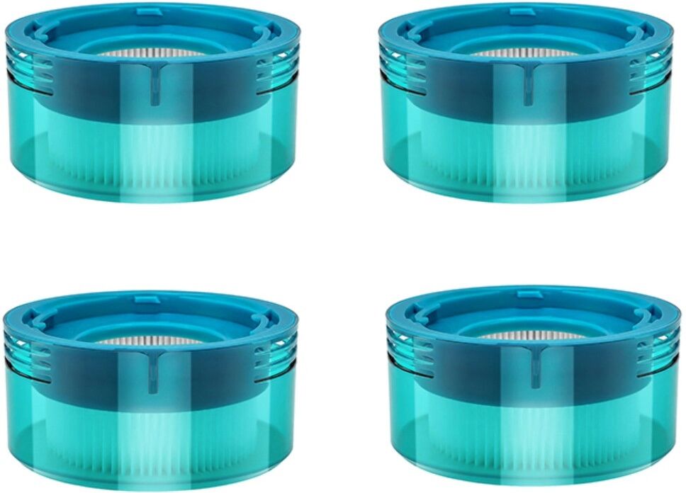 INF Ersatz-Nachmotorfilter 4er-Set kompatibel mit Dyson V10 Optic, grün, ABS