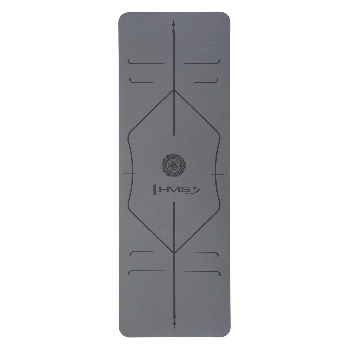 HMS Ym10 Tpe Yogamatte Grau (12 mm) (17-44-222)