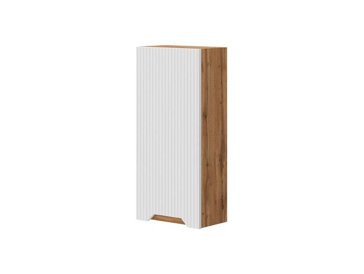 Vicco Badschrank Lotta Weiß 20 x 72.6 cm, Holzwerkstoff, Rechteckig, 20x72.6x33 cm, Badezimmer, Badezimmerschränke, Hängeschränke