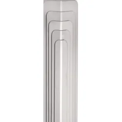 Hoju Eckschutzwinkel L.1500mm Schenkelhöhe 20x20mm VA 1.4301 geb.Korn 240