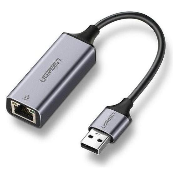Ugreen External Adapter Gigabit Ethernet USB 3.0 (grey) (USB, RJ45 (1x)) (50922B)