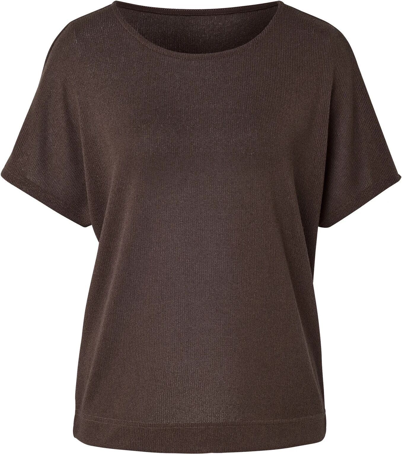 Tchibo - Strukturiertes Shirt - Damen - Gr. XL - braun