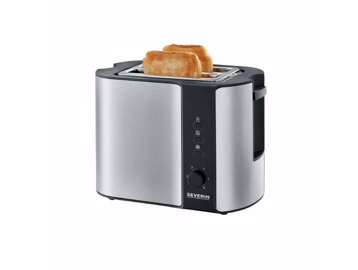 Severin AT2589 Toaster – edelstahl / schwarz