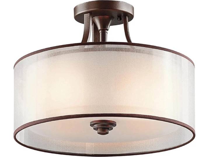 Bohemian Plafondlamp - Steady Lighting - Kunststof - Bohemian - E27 - L: 38.1cm - Voor Binnen - Woonkamer - Eetkamer - Brons
