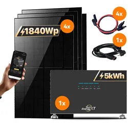 SunEnergyXT 500 Komplettset – 5 kWh / 800 W / 1.840 Wp – Sofort lieferbar