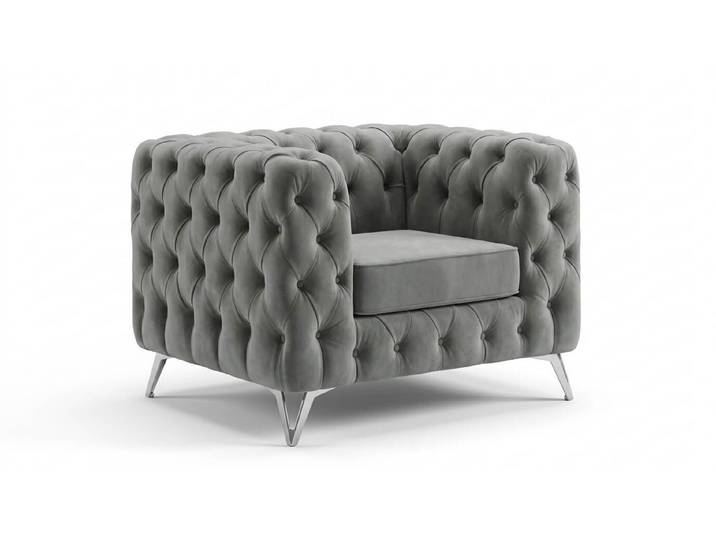 JVmoebel Loungesessel Gemütlicher Chesterfield Sessel mit robuster Konstruktion (1-St), Made in Europa