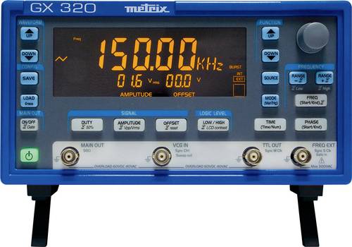 Metrix GX 320 Funktionsgenerator netzbetrieben 0.001Hz - 20MHz Dreieck, Rechteck, Sinus