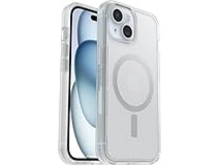 Otterbox Symmetry Clear pour MagSafe Coque iPhone 17e, 16e, 15, 14, 13, Antichoc, Anti-Chute, Fine, supporte 3 x Plus de Chutes Que la Norme Militaire, Transparent