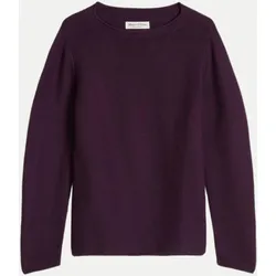 Pullover aus Bio-Baumwolle Violett L