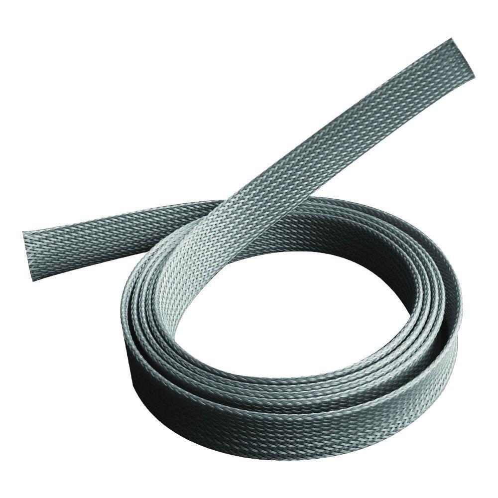 PureMounts Kabelsocke Polyester 1,8m, grau PM-ZCCS-SOCKS-20G