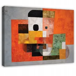LEINWANDBILD Abstrakt Morceau Orange 100x70 cm