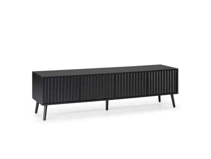 TV-ELEMENT Lluvia 4 Türen Schwarz