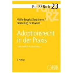 AdoptionsrechtinderPraxis, Fachbücher von Gabriele Müller-Engels, Nicole Emmerling de Oliveira, Robert Sieghörtner