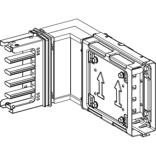 Schneider Electric KSC250DLC40 KSC Winkelelement, 250A,hochkant, Standardlänge Winkelprofil 1St.