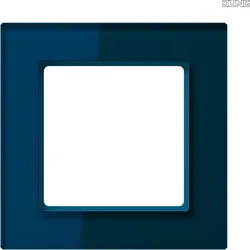 Jung AC581GLNB Glasrahmen 1-fach senkrecht eu waagerecht e Montage Glas A CREATIO