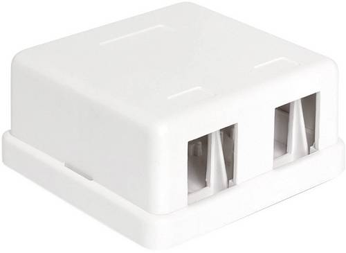 Delock 86207 2 Port Netzwerk-Patchpanel Unbestückt 1 HE Unbestückt