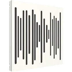Vicoustic VicPattern Ultra Wavewood MkII White Matte (VC118820), Raumakustik, Weiss