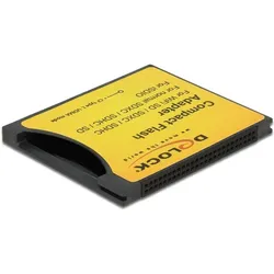 Delock CF I zu SDHC, Speicherkartenlesegerät, Schwarz