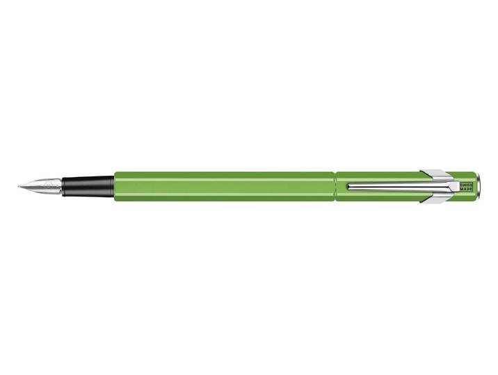 Füllfederhalter Caran d'Ache 849 Cl , grün, Kunststoff, Stifte, Füllfederhalter, Fluoreszierend