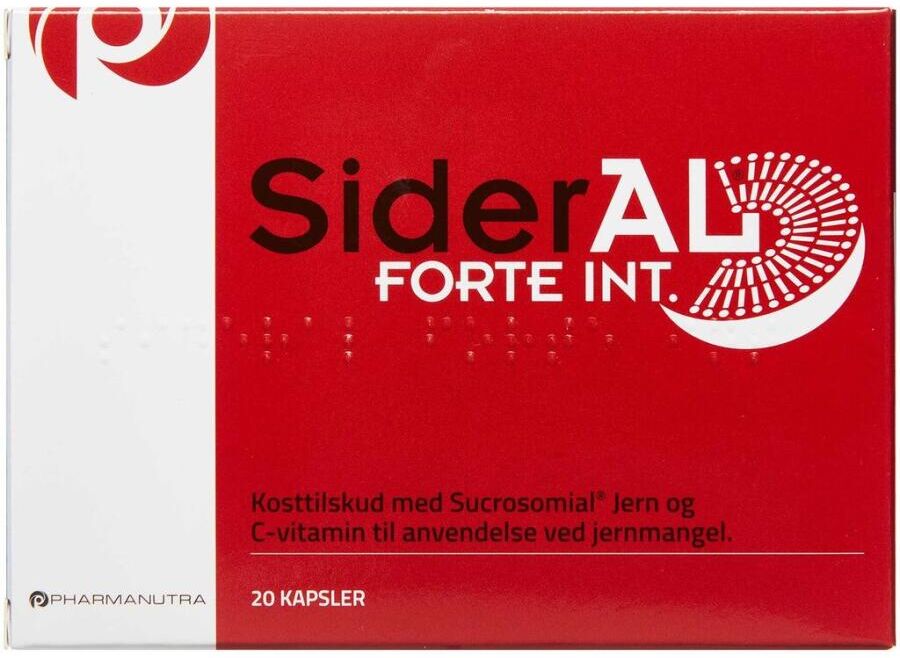 PharmaNutra Sideral Forte Int Kosttilskud 20 stk