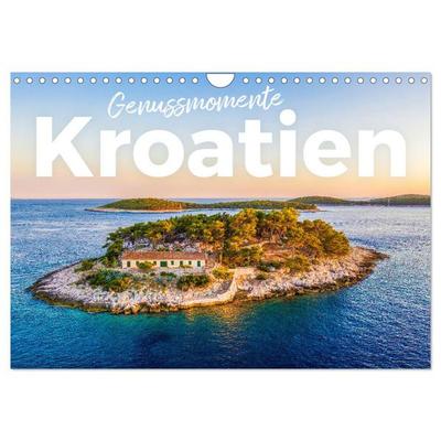 Genussmomente Kroatien (Wandkalender 2026 DIN A4 quer), CALVENDO Monatskalender