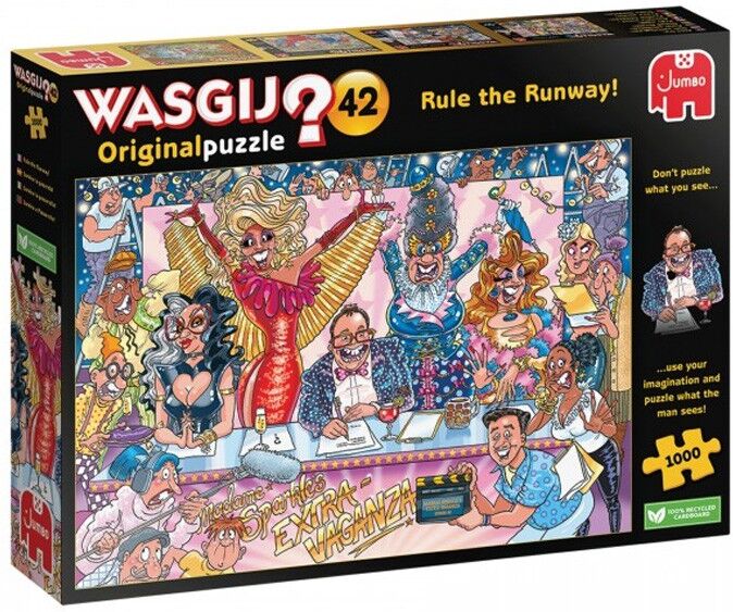 Jumbo Games Puzzle 1000 pcs Wasgij Original 42 : Reines de beauté ! - Jumbo