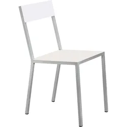 Alu Stuhl, weiß-beige