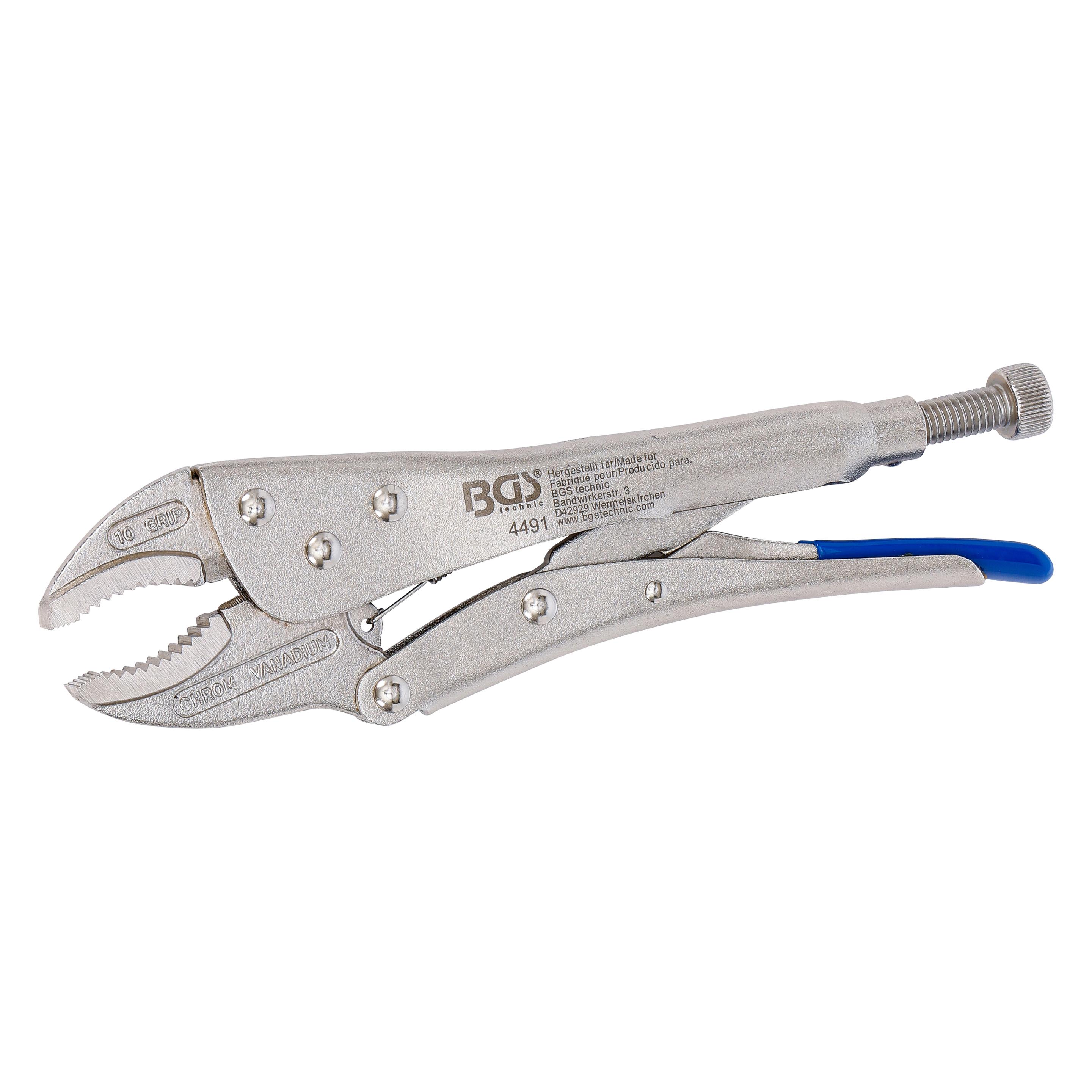 BGS Gripzange mit Vinyl-Grip-Lösehebel 250 mm (250 mm) (4491)