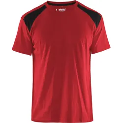 Blakläder® T-Shirt 3379 1042 in div. Farben - rot/schwarz - S