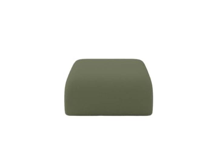 ALTDECOR Pouf Wohnzimmer Sitzhocker MIRA-PUF 91x89x40 Grün Sitzsack Cord Sitzpuff Pouf Hocker mit Füllung