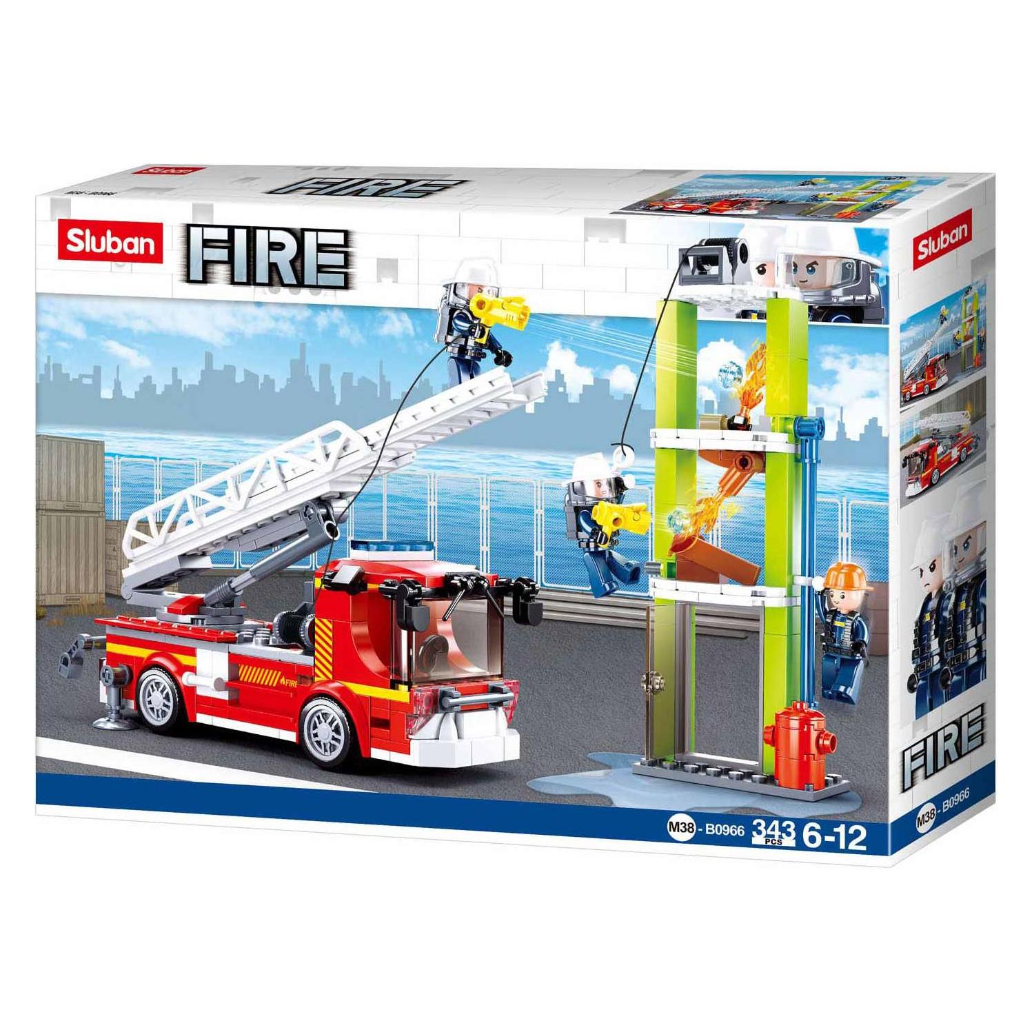 Sluban Leiterwagen-Übung der Feuerwehr (M38-B0966)