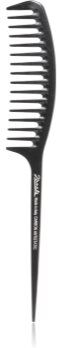 Janeke Carbon Fibre Fashion Comb with a long tail and wavy frame escova 21,5 x 3 cm 1 un.. Carbon Fibre Fashion Comb with a long tail and wavy frame