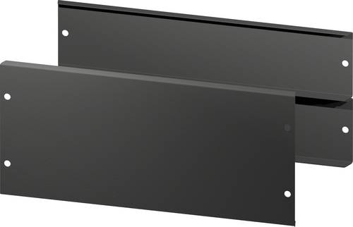 Rittal 2830062 AX Sockel-Blende, vorne/hinten, H: 200 mm, für B: 600mm Blende Stahlblech Schwarz (RAL 9005) 2St.