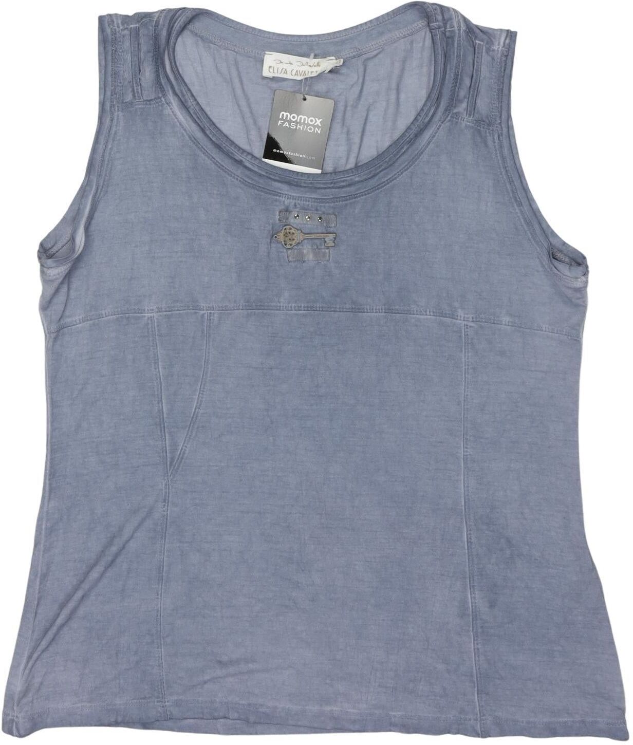 Elisa Cavaletti Damen Top, Hellblau, Gr. L, Viskose / Elasthan / Seide - Second Hand