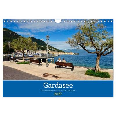 Gardasee - Die schönsten Momente am Gardasee (Wandkalender 2027 DIN A4 quer), CALVENDO Monatskalender