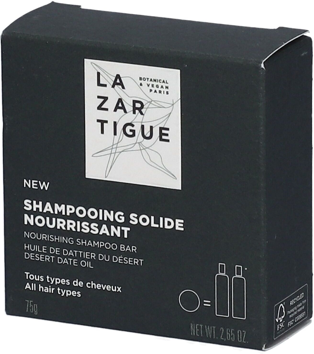 Lazartigue Nourishing Shampoo Bar 75 g