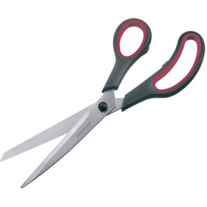 Westmark Büroschere 13762270, 25 cm, Universalschere, Edelstahl, rostfrei, schwarz/rot