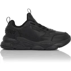 PLEIN SPORT Low-Top-Sneaker, Größe 40 in Schwarz 0202