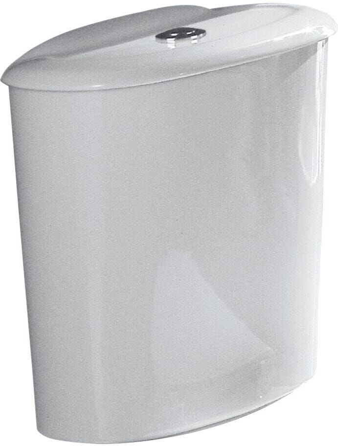 Tecnomat CASSETTA PER VASO MONOBLOCCO SERIE ELLEN CON MECCANISMO IN CERAMICA BIANCA