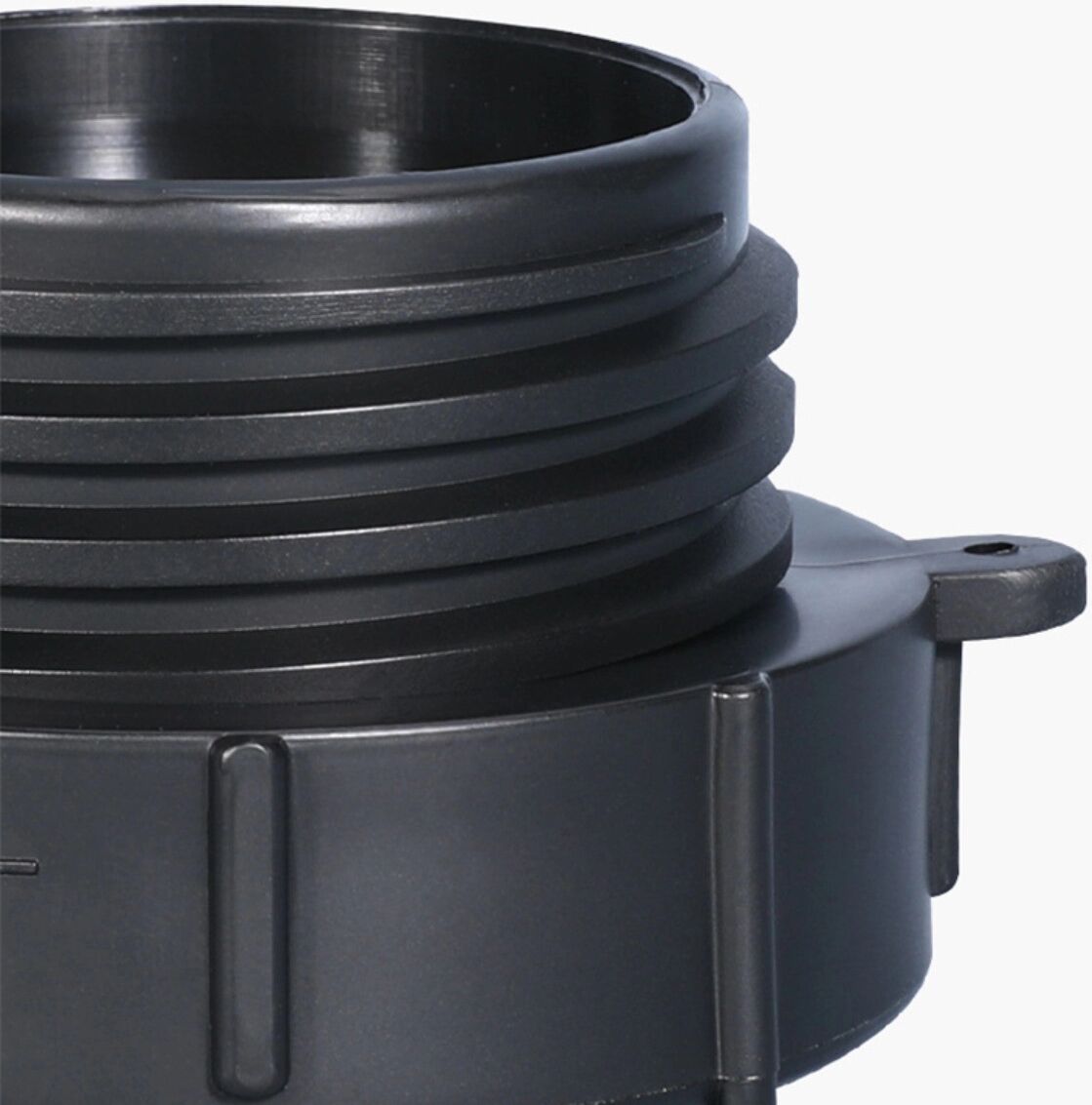 INF Adaptateur de filetage IBC 2 pièces 62 filetage fin vers 60 filetage grossier - ABS étanche, résistant à la corrosion,