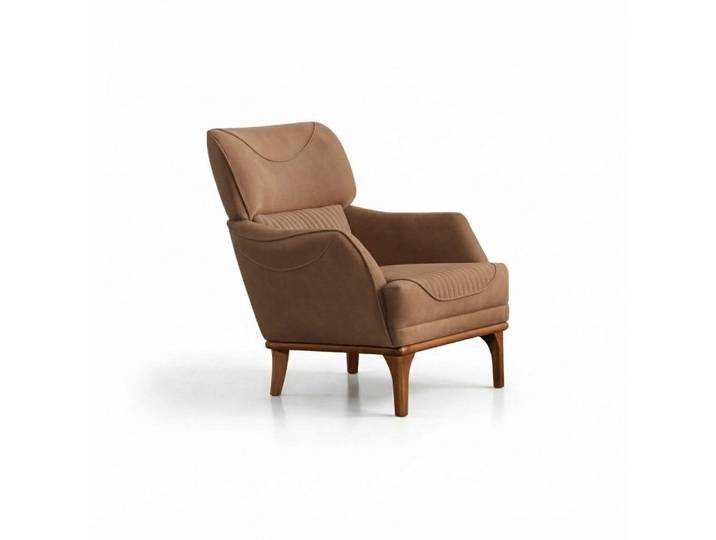 JVmoebel Sessel Bequemer grauer Sessel aus hochwertigem Textil für stilvolles Wohnen (Sessel), Made in Europa