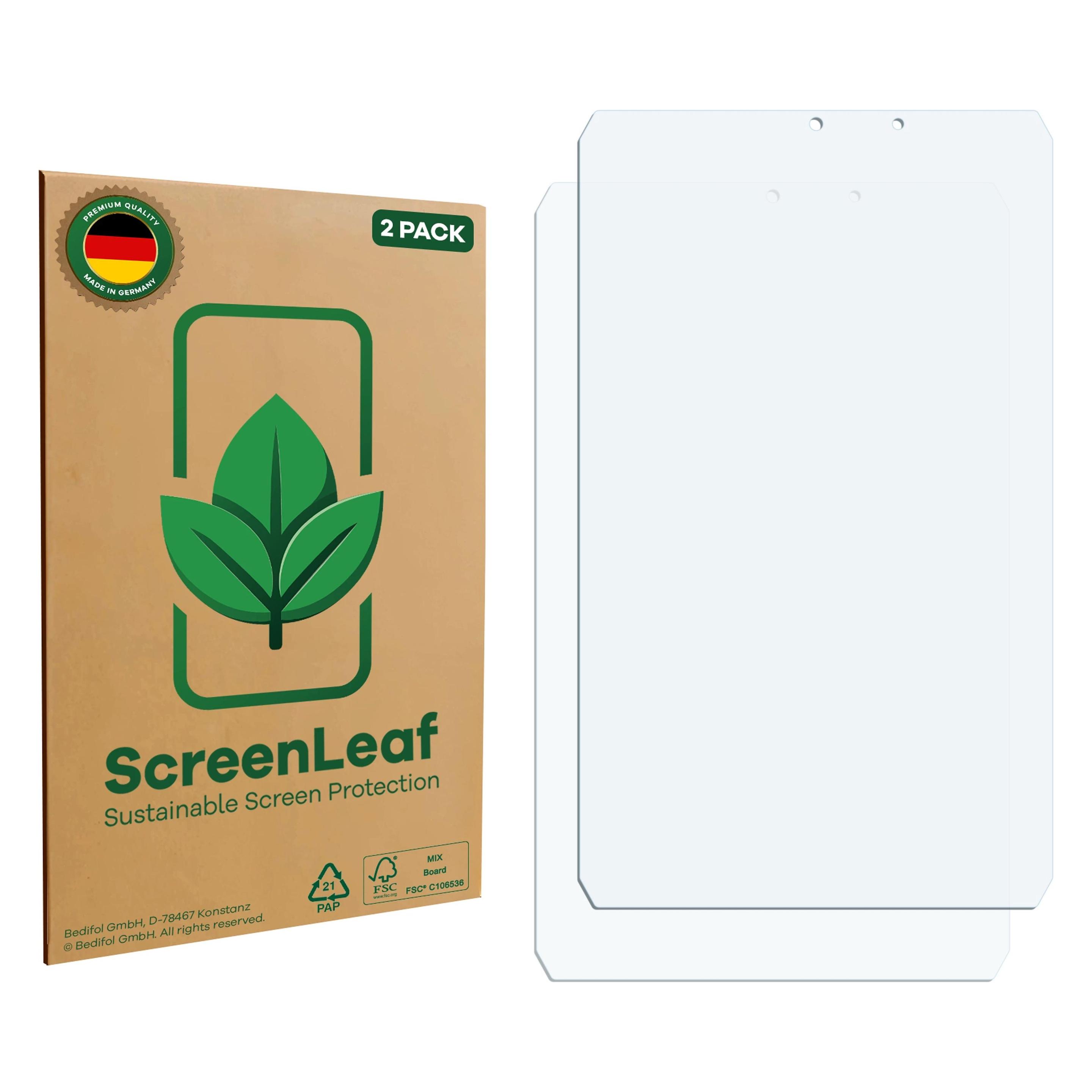 ScreenLeaf Schutzfolie für Blackview Active 5 Displayschutz Display Schutz Folie Klar Transparent (2 Stk., Blackview Active 5) (6160131)