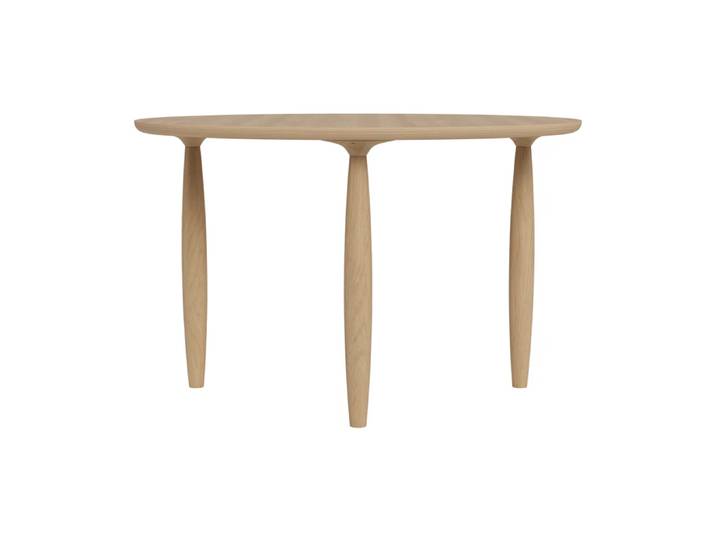 NORR11 Table à manger Oku Natural oak, Ø120 cm
