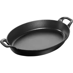Staub Back- und Servierplatte 2,2 l oval