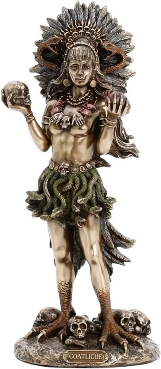 Veronese Design - Azteekse Godin Coatlicue - Moeder van de Goden - Tafeldecoratie