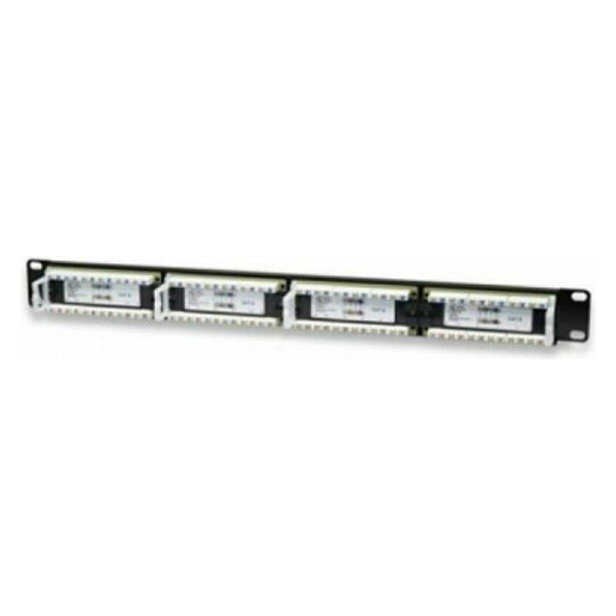 Wp PANEL DE CONEXIONES CAT 6 UTP 24 PUERTOS RJ45, 1U (WPC-PAN-6U-24)